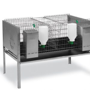 JAULA CONEJOS MOD. EUROPA – 2 DEPARTAMENTOS