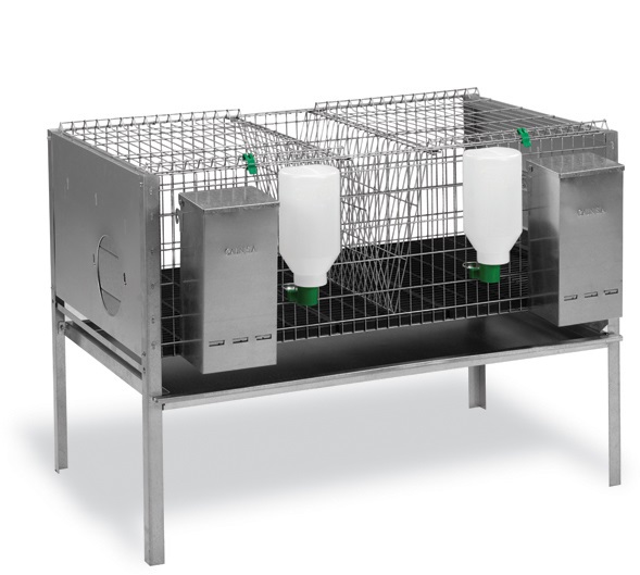 JAULA CONEJOS MOD. EUROPA – 2 DEPARTAMENTOS