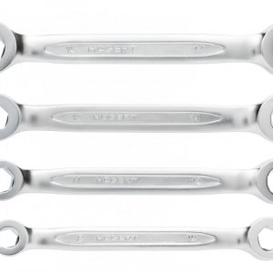 JUEGO LLAVES ESTRELLA SEMIABIERTAS 8-17MM- 4 UDS