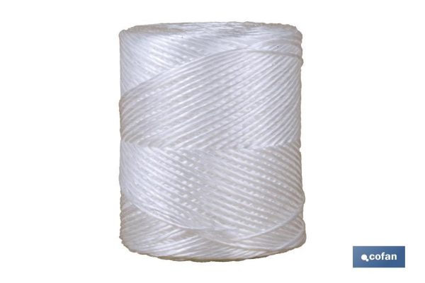 ROLLO HILO RAFIA BLANCO 600M