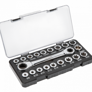 LLAVE DE ANILLO DE CARRACA CON VASOS