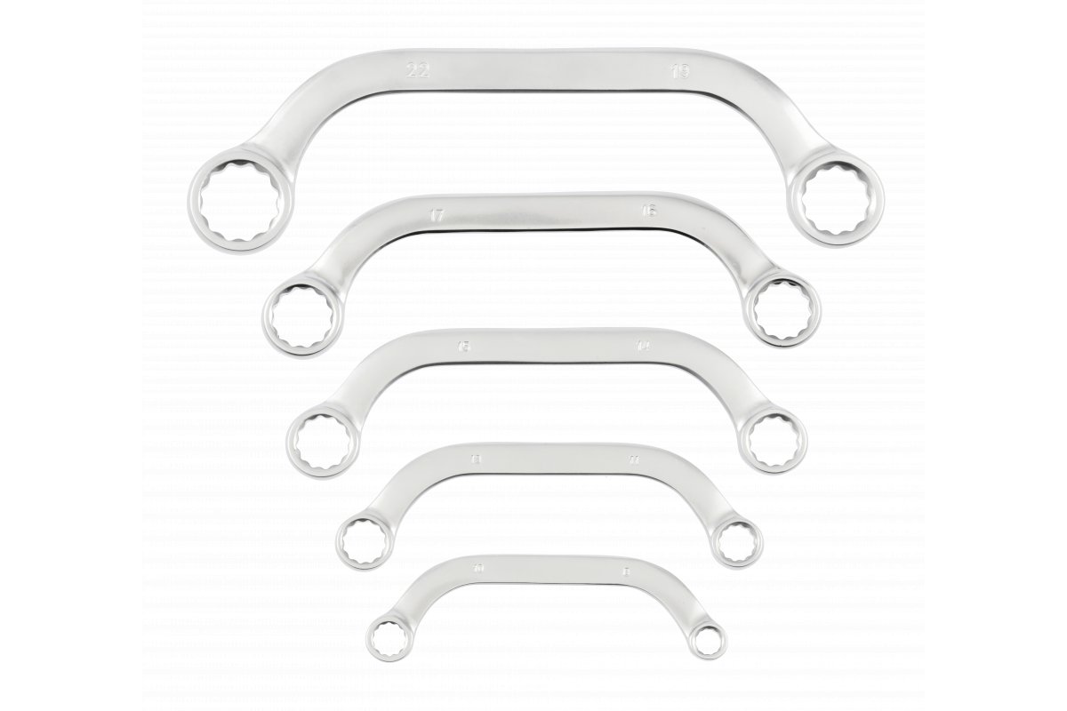 LLAVES DE ESTRELLA CON FORMA DE "C" 5 uds