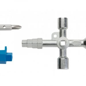 LLAVE UNIVERSAL PARA ARMARIOS 9 PUNTAS