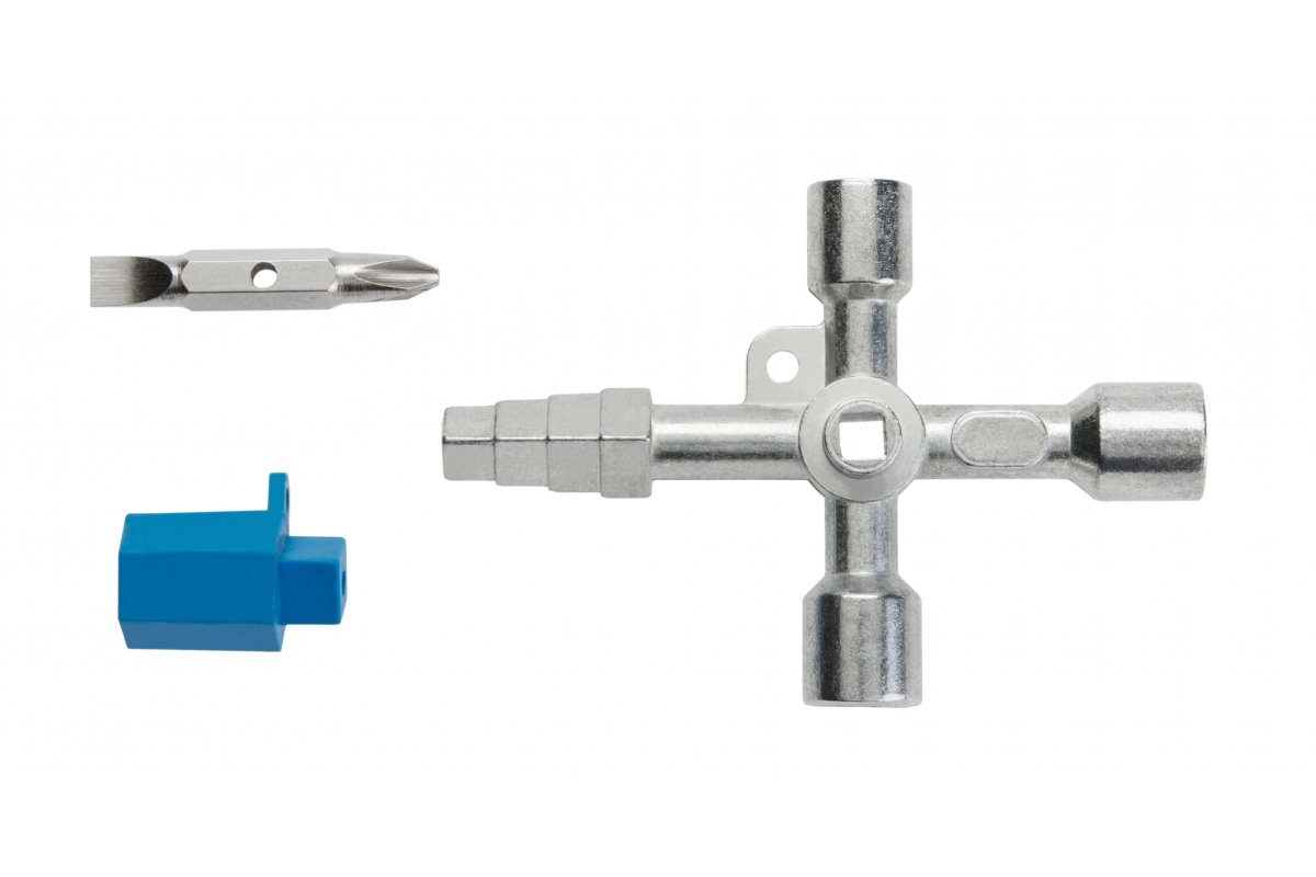 LLAVE UNIVERSAL PARA ARMARIOS 9 PUNTAS