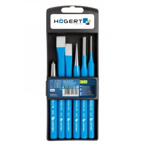 JUEGO DE CORTAFRIOS, PUNTEROS Y GRANATES 6 uds