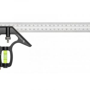 ESCUADRA DE CARPINTERO CON NIVEL 300 mm