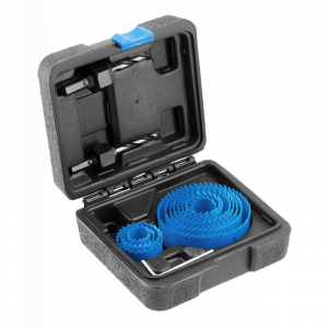 JUEGO DE BROCAS DE CORONA DE ACERO AL CARBONO 14 uds.