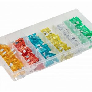 JUEGO DE FUSIBLES PARA AUTOMÓVIL 120 unid.