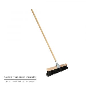 MANGO MADERA CEPILLO BARRENDERO