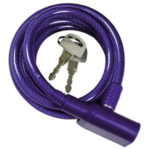 CABLE BICICLETA ESPIRAL CON LLAVE 8 mm. x 150 cm.