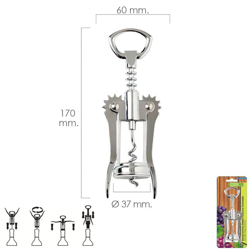 SACACORCHOS DOBLE PALANCA