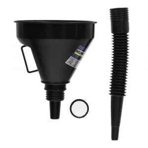 EMBUDO Ø 145 mm CON PROLONGADOR FLEXIBLE Y FILTRO DE MALLA