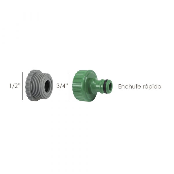 ADAPTADOR MANGUERA PLÁSTICO 3/4-1/2" H