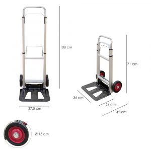 CARRETILLA PLEGABLE ALUMINIO