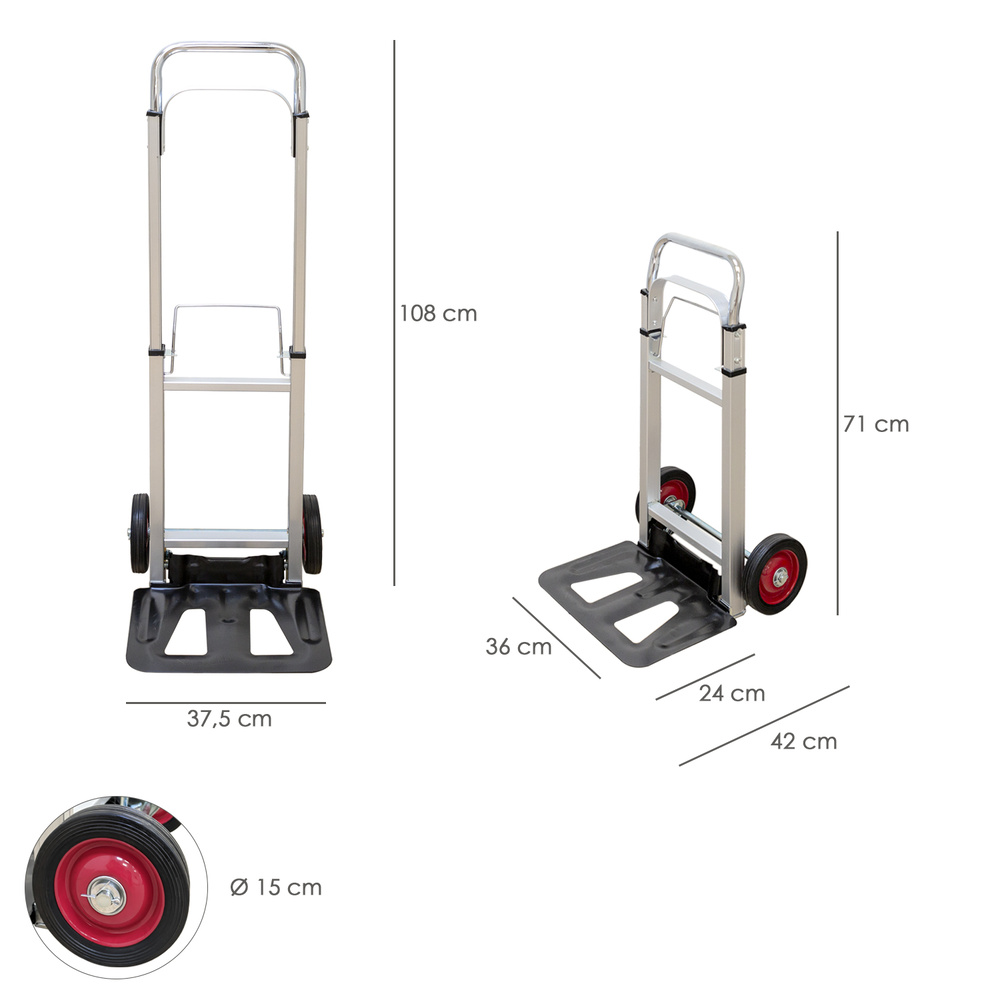 CARRETILLA PLEGABLE ALUMINIO
