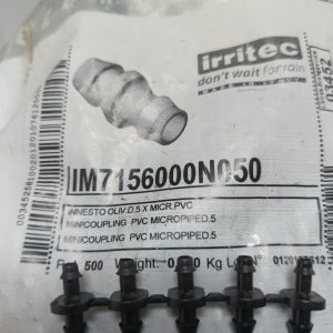 TOMA DOBLE 3MM PARA MICROTUBO PVC BOLSA 100UDS
