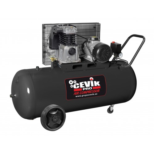 COMPRESOR CORREA CEVIK PRO 200 LITROS 3HP TRIFASICO 400V CA-PRO200-3TF