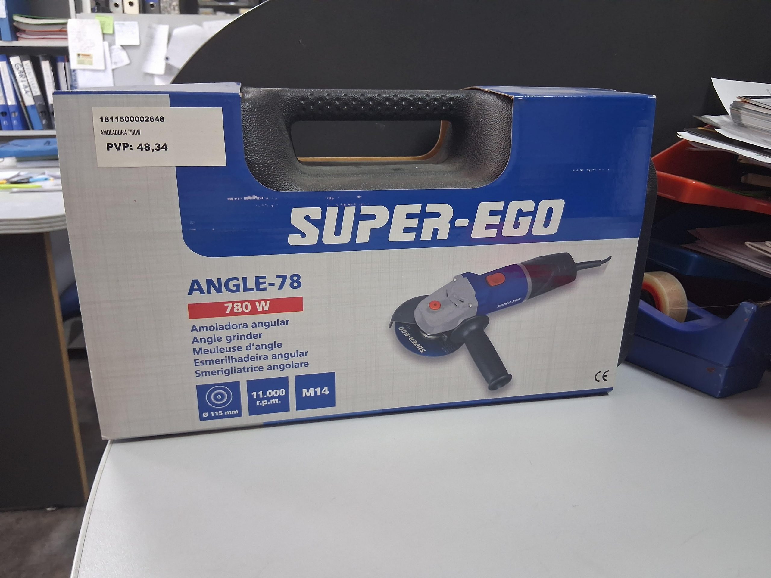 AMOLADORA ANGULAR SUPER EGO