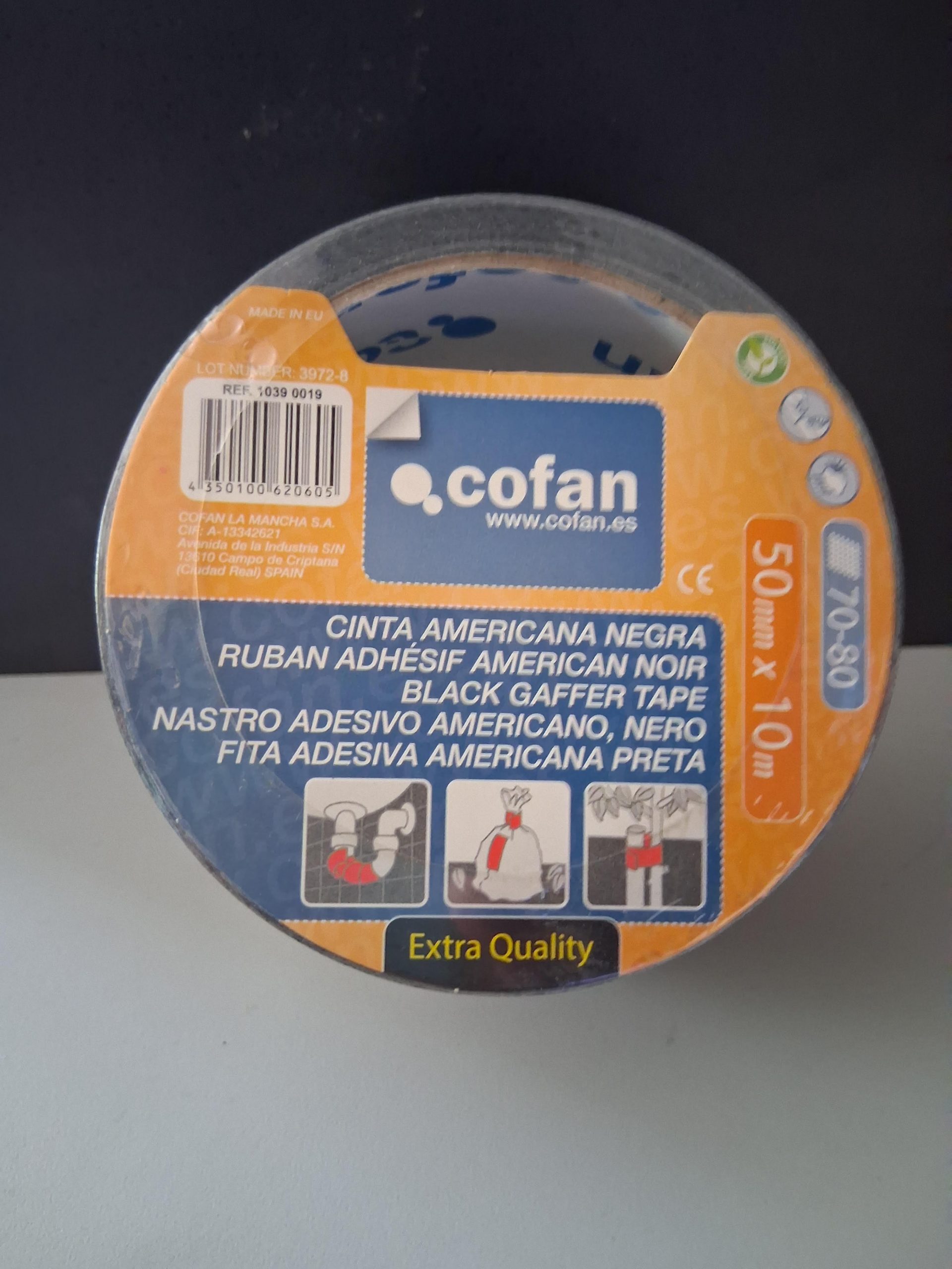 CINTA AMERICANA NEGRA COFAN