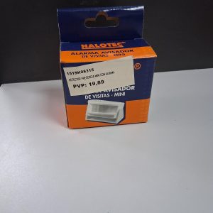 DETECTOR DE PRESENCIA MINI CON ALARMA
