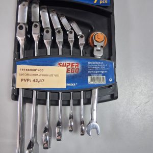 JUEGO DE LLAVES CARRACA MIXTA SUPER EGO