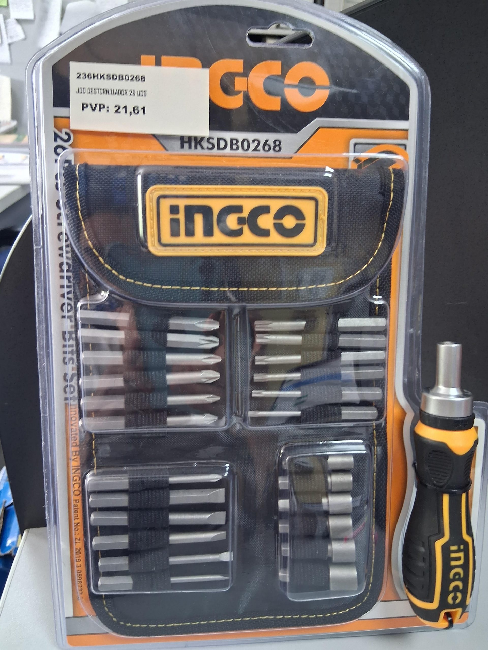 JUEGO DESTORNILLADOR INGCO