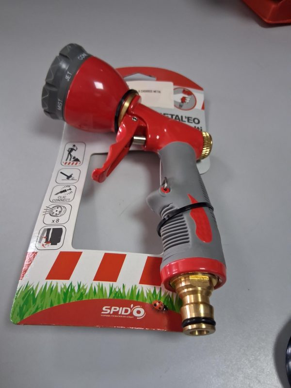PISTOLA DE RIEGO DE METAL SPIDO