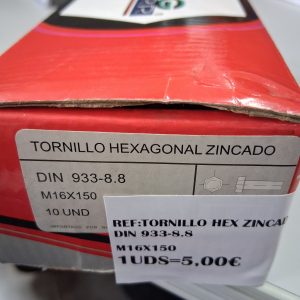 TORNILLO HEXAGONAL ZINCADO