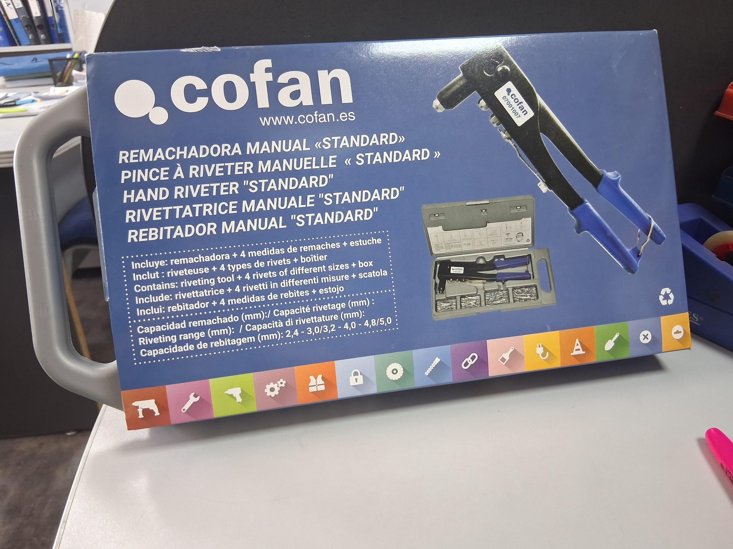 REMACHADORA MANUAL COFAN
