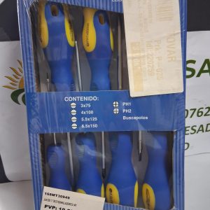 JUEGO DESTORNILLADORES 7 PIEZAS MERCATOOLS