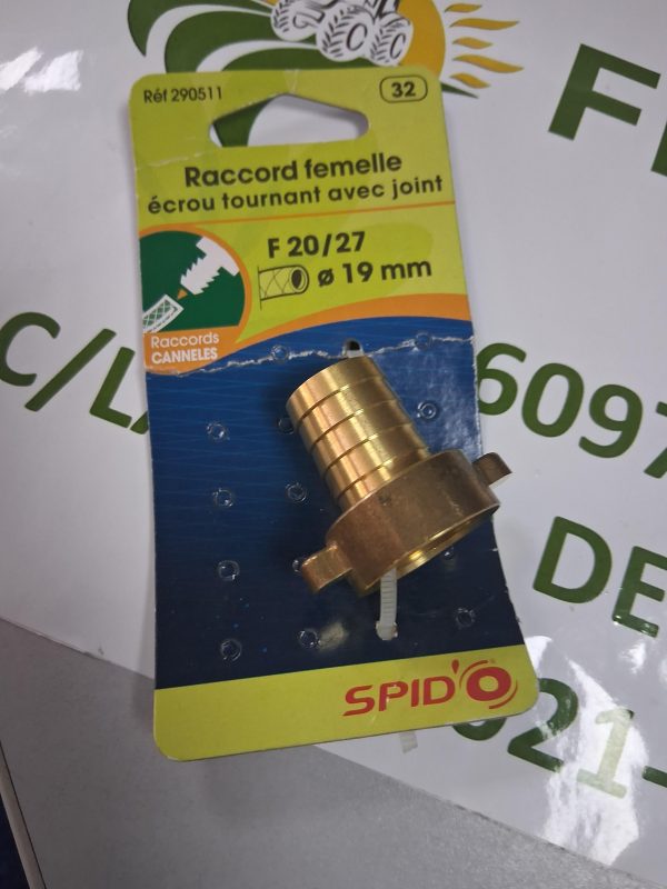 RACOR MANGUERA LATÓN SPIDO