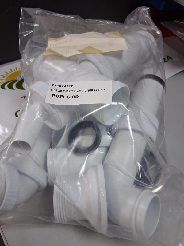 SIFON CURVO C-45 CREARPLAST - Imagen 2