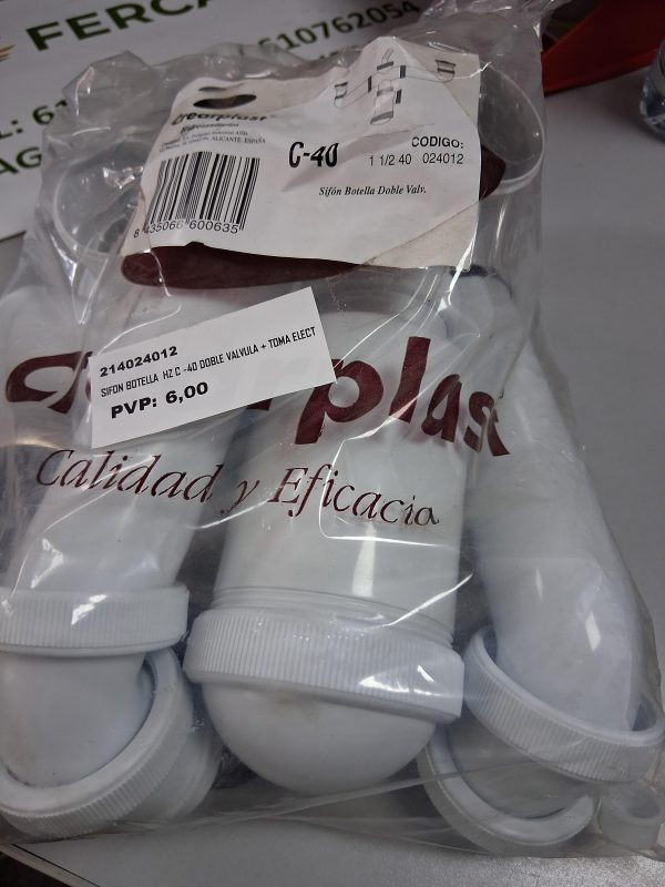 SIFON BOTELLA C-40 CREARPLAST - Imagen 2